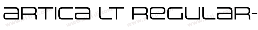 Artica Lt Regular字体转换